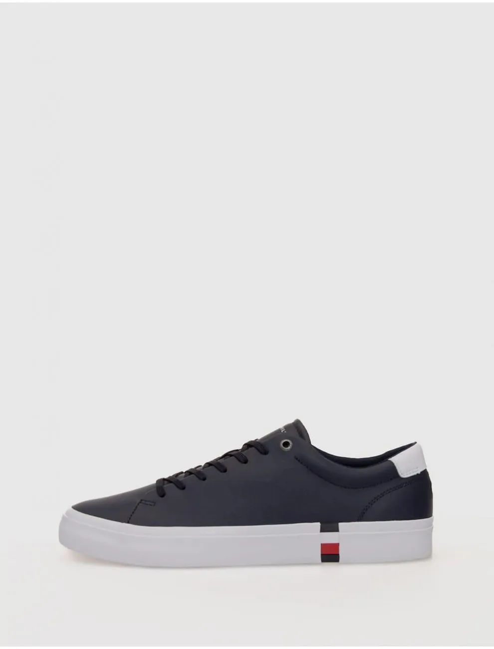 Zapatilla Tommy Hilfiger Corporate Leather Detail Azul
