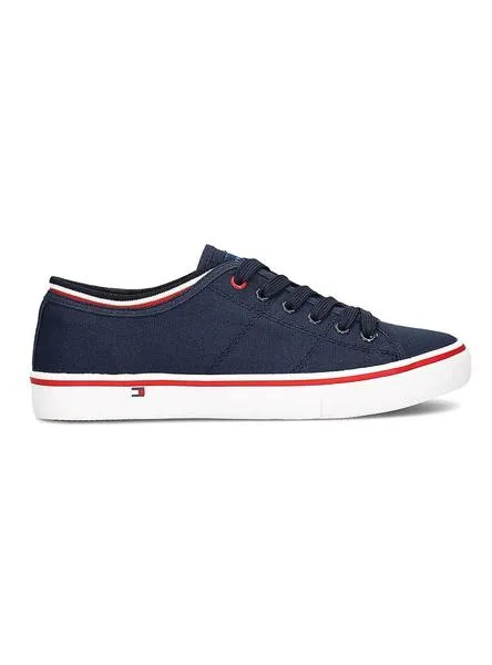 zapatilla tommy hilfiger low azul para niño