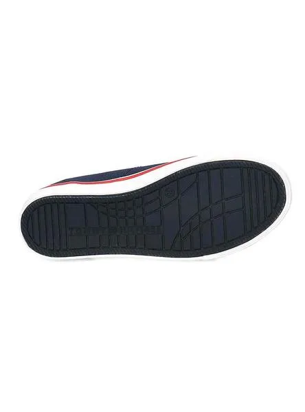 zapatilla tommy hilfiger low azul para niño