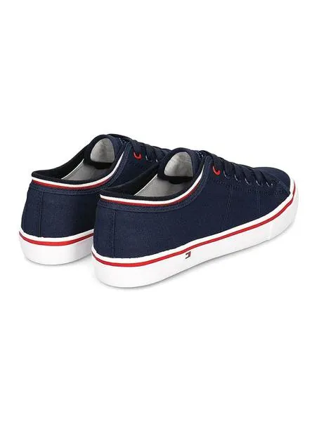 zapatilla tommy hilfiger low azul para niño