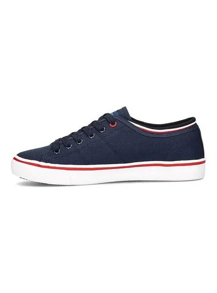 zapatilla tommy hilfiger low azul para niño