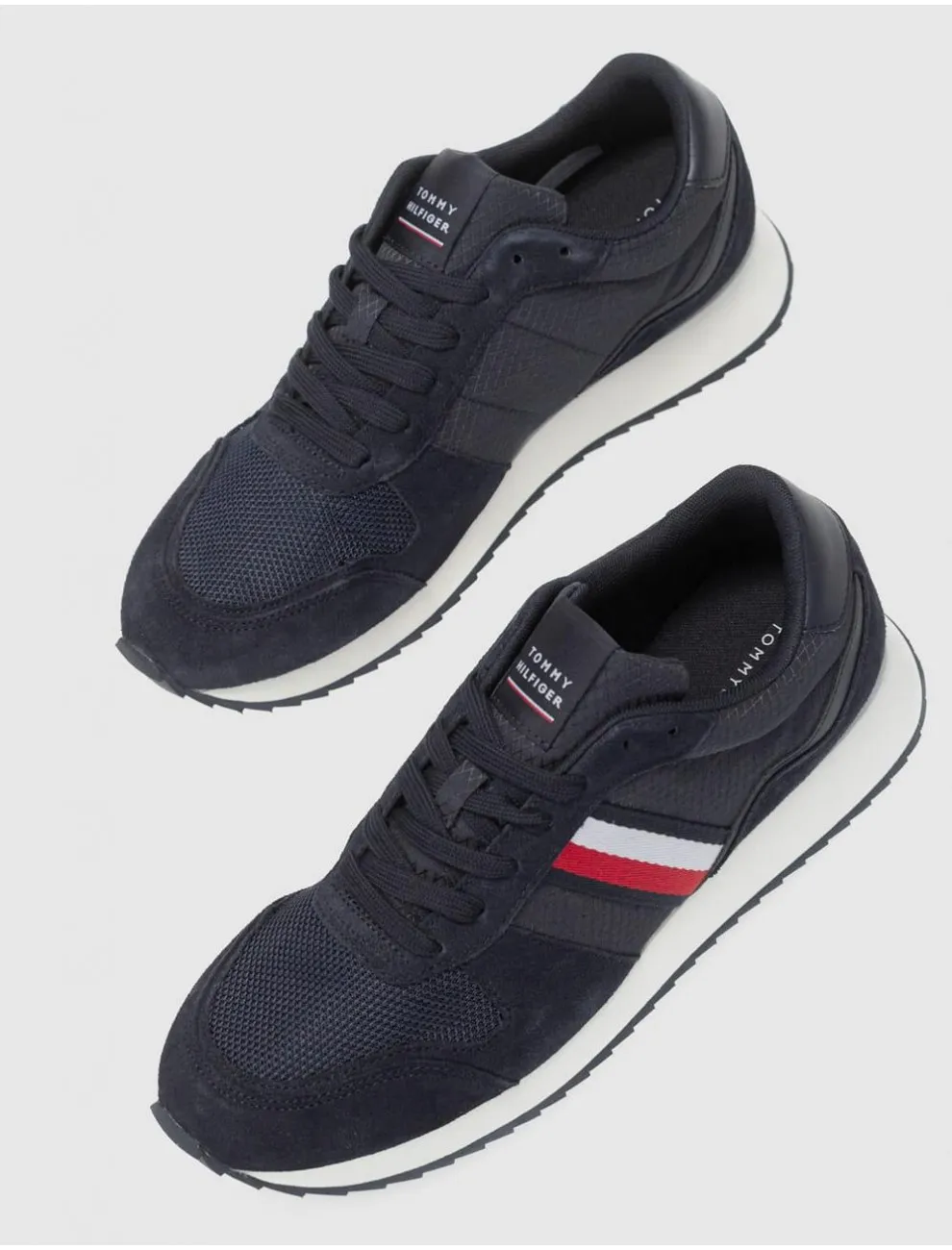 Zapatilla Tommy Hilfiger Runner Evo Mix Azul