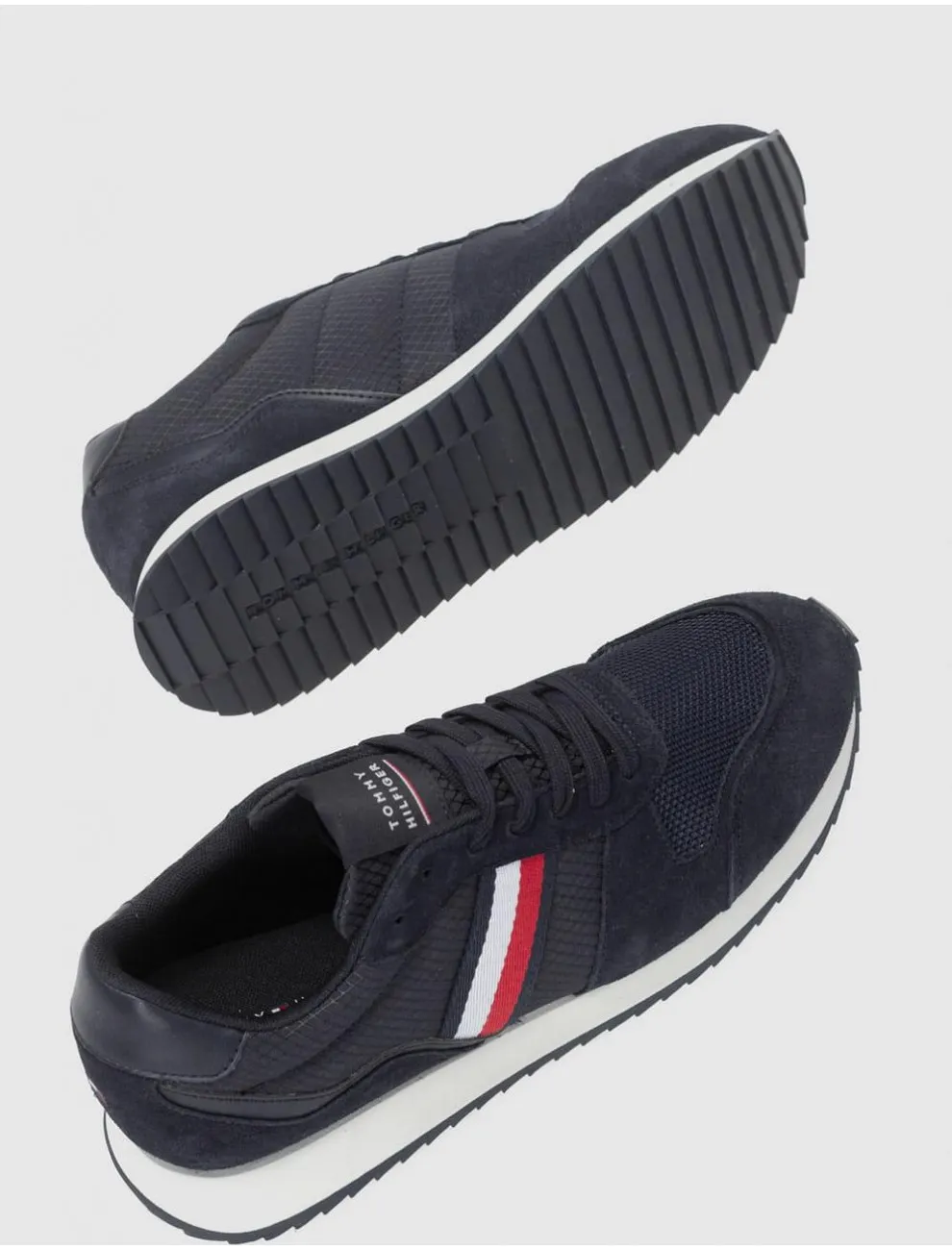 Zapatilla Tommy Hilfiger Runner Evo Mix Azul