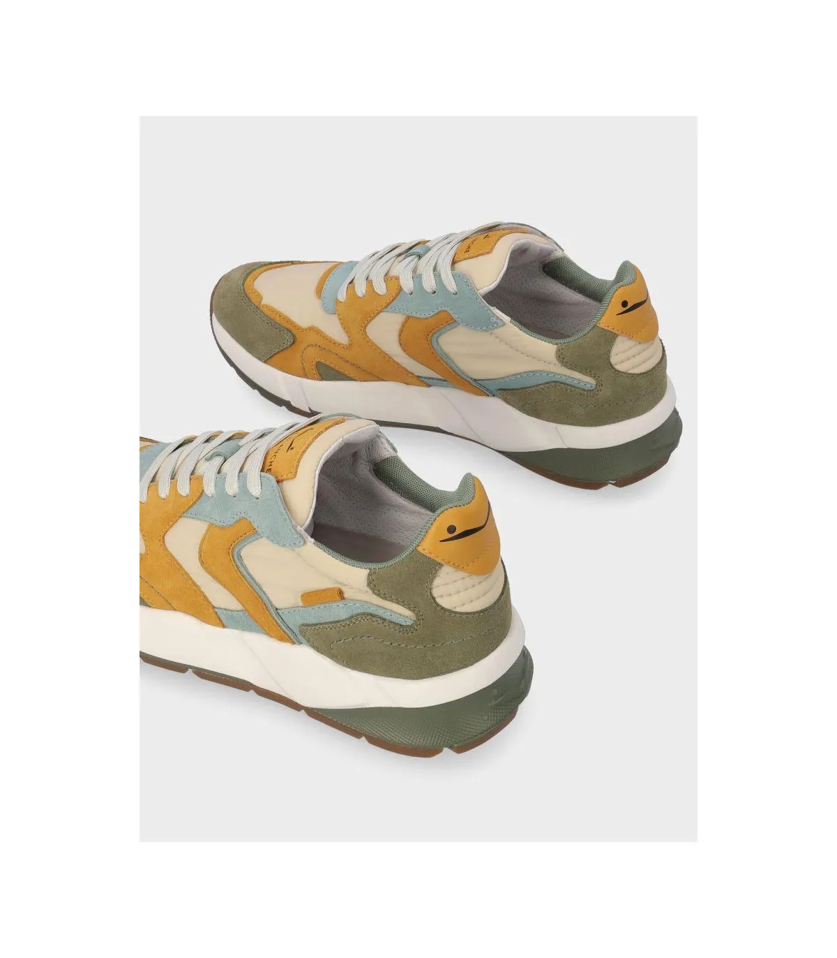 ZAPATILLA VOILE BLANCHE CLUB 19 ARMY GREENMUSTARDBEIGE