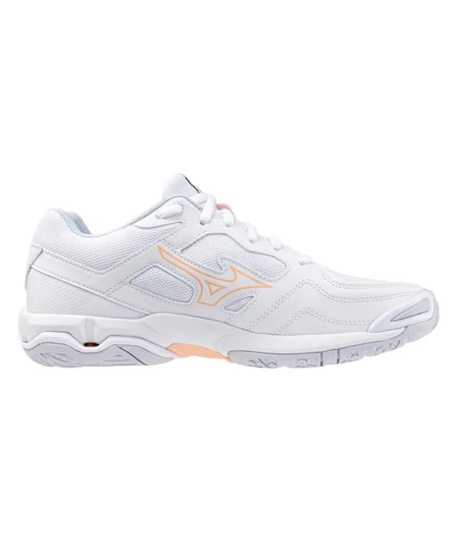 Zapatillas de Balonmano Mizuno Wave Phantom 3 Mujer Blanco