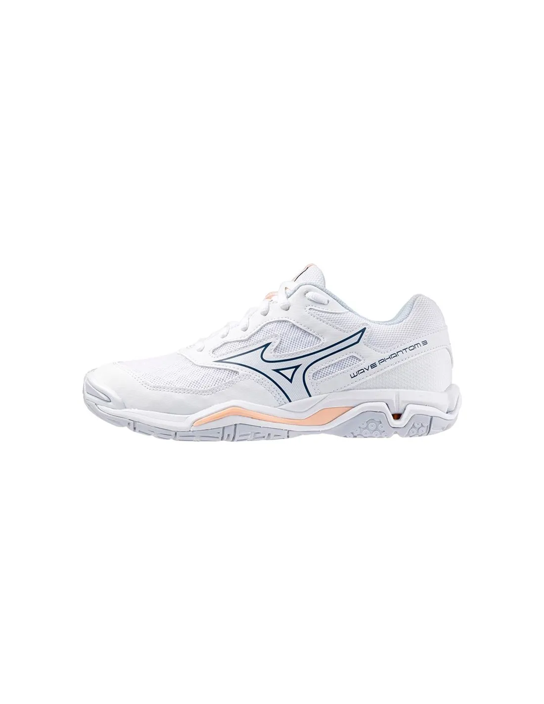Zapatillas de Balonmano Mizuno Wave Phantom 3 Mujer Blanco