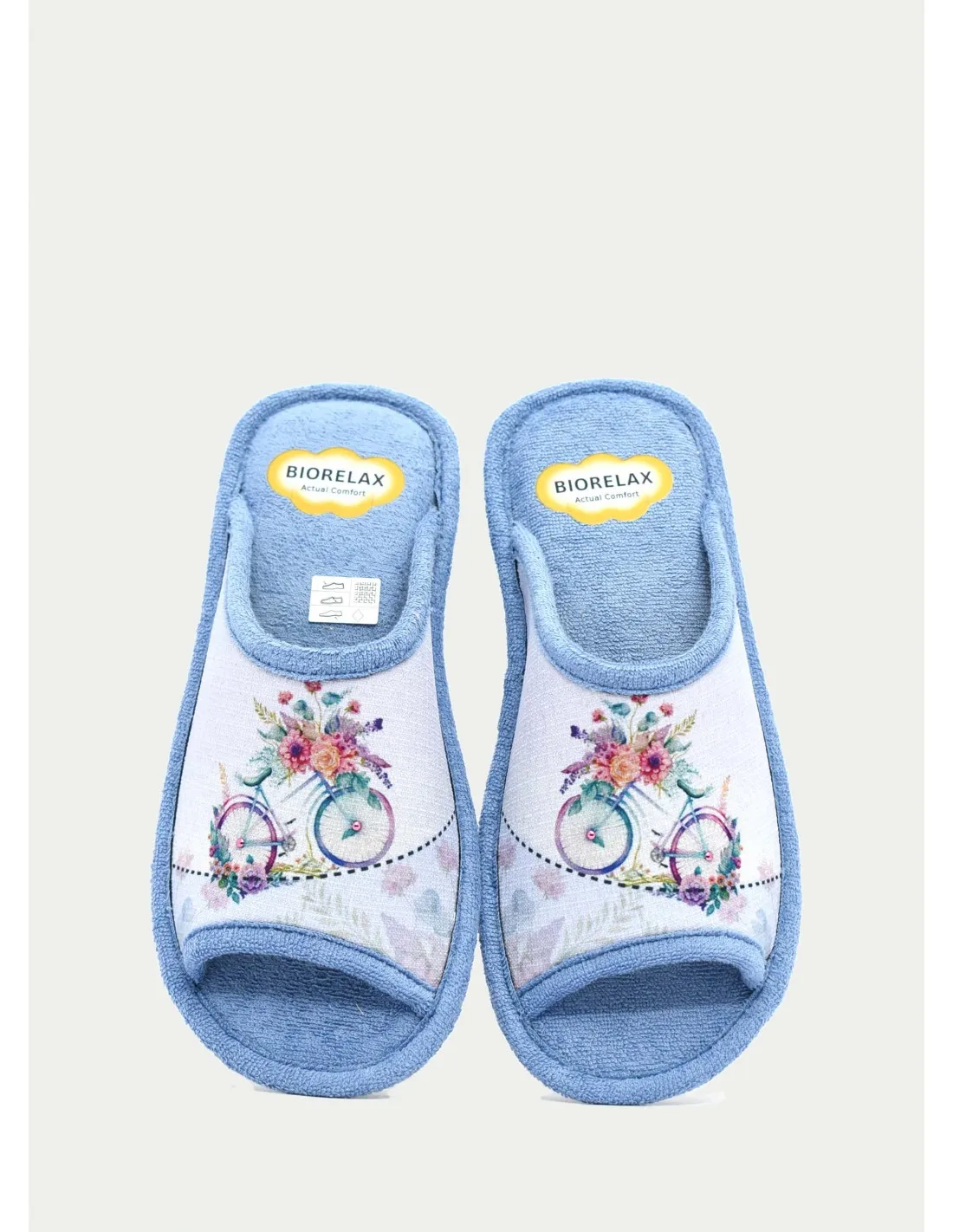 ZAPATILLAS DE CASA BIORELAX 1844 CELESTE 