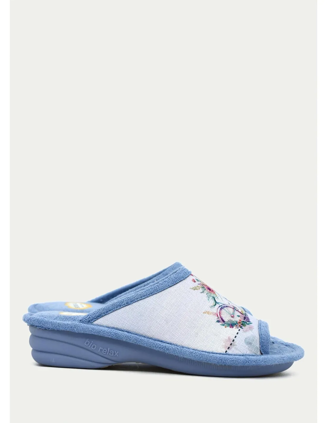 ZAPATILLAS DE CASA BIORELAX 1844 CELESTE 