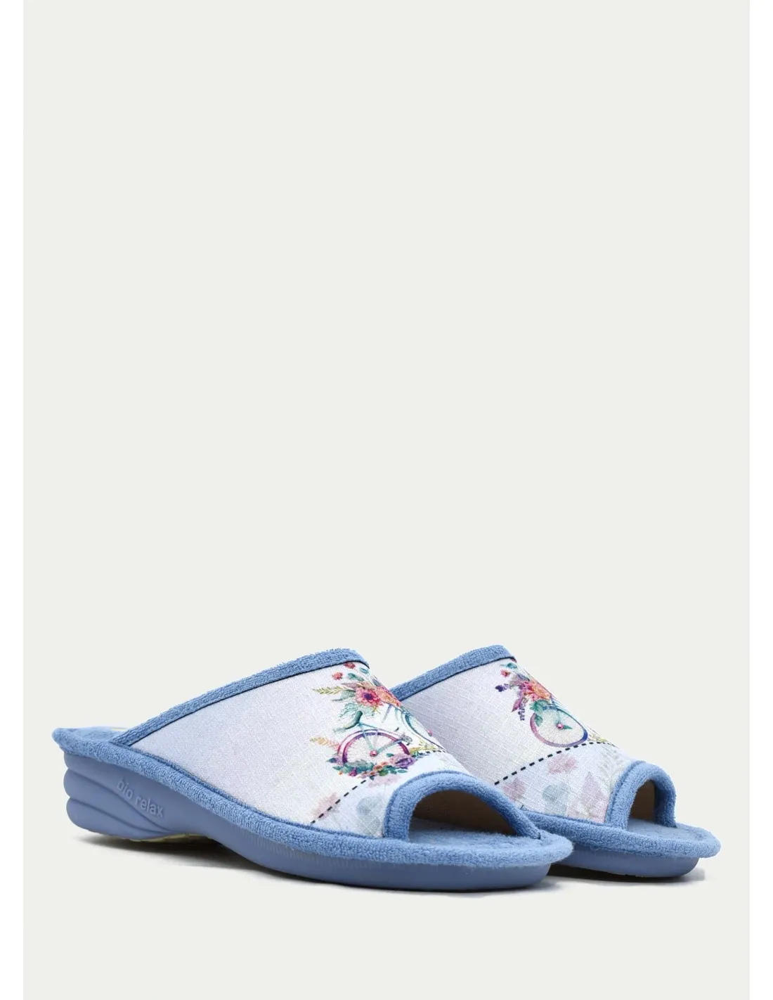 ZAPATILLAS DE CASA BIORELAX 1844 CELESTE 