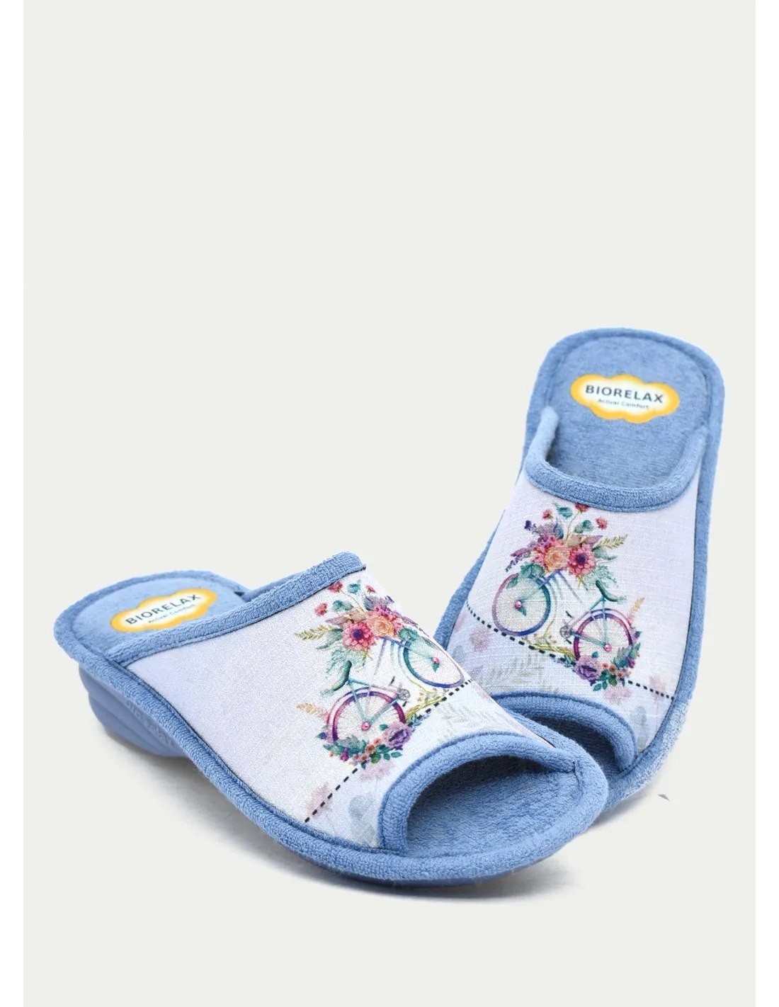 ZAPATILLAS DE CASA BIORELAX 1844 CELESTE 