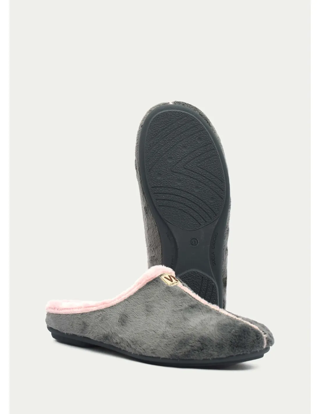 ZAPATILLAS DE CASA VULCABICHA 4311 GRIS 