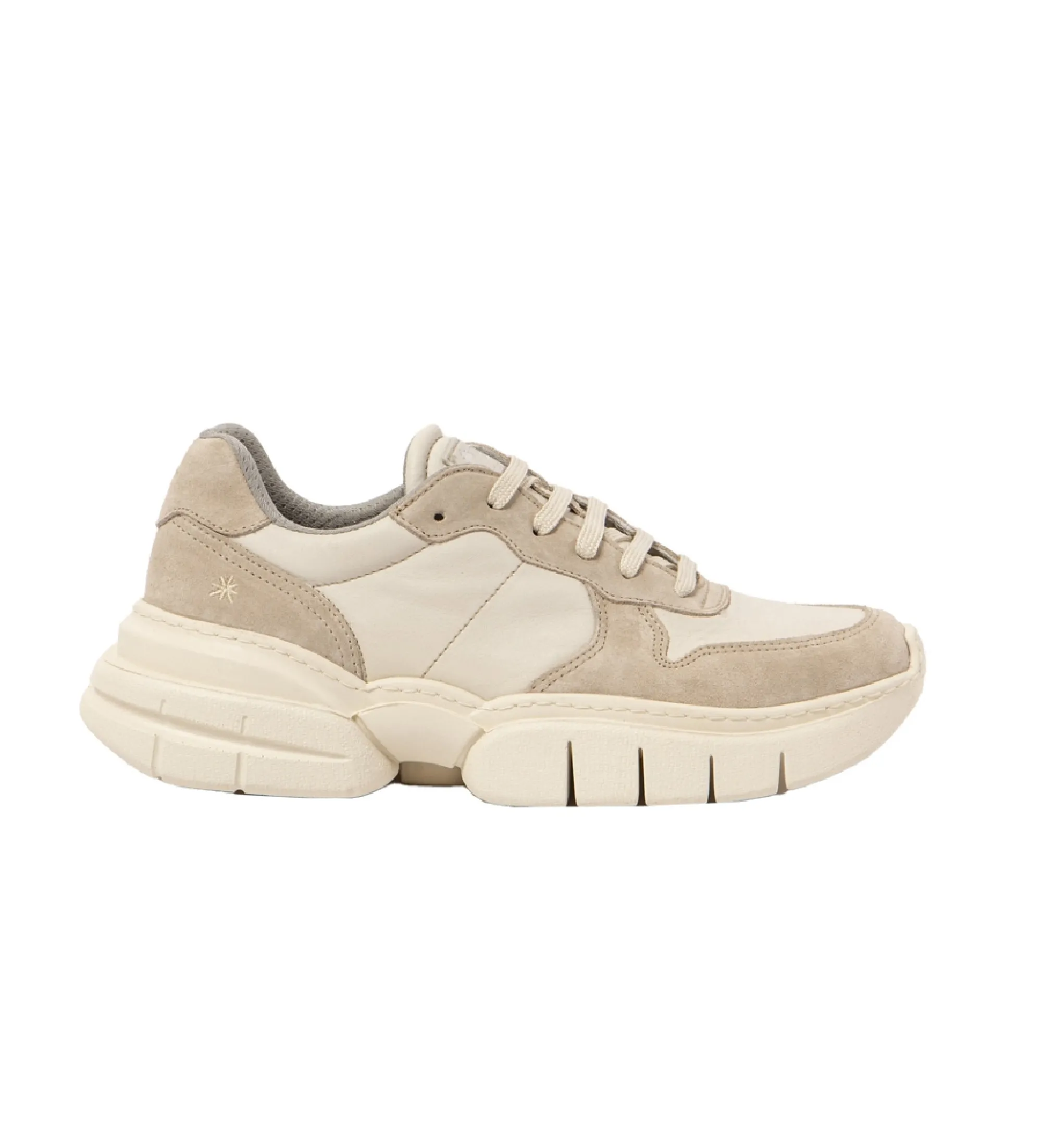 Zapatillas de Piel 1634 Athens beige