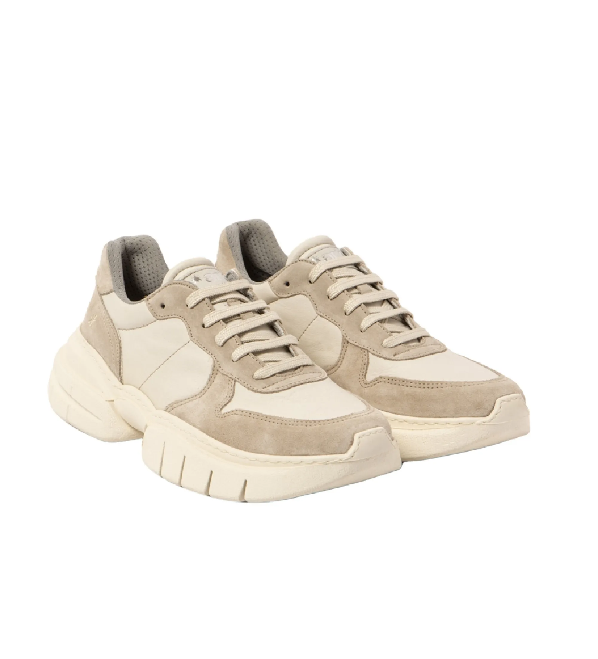 Zapatillas de Piel 1634 Athens beige