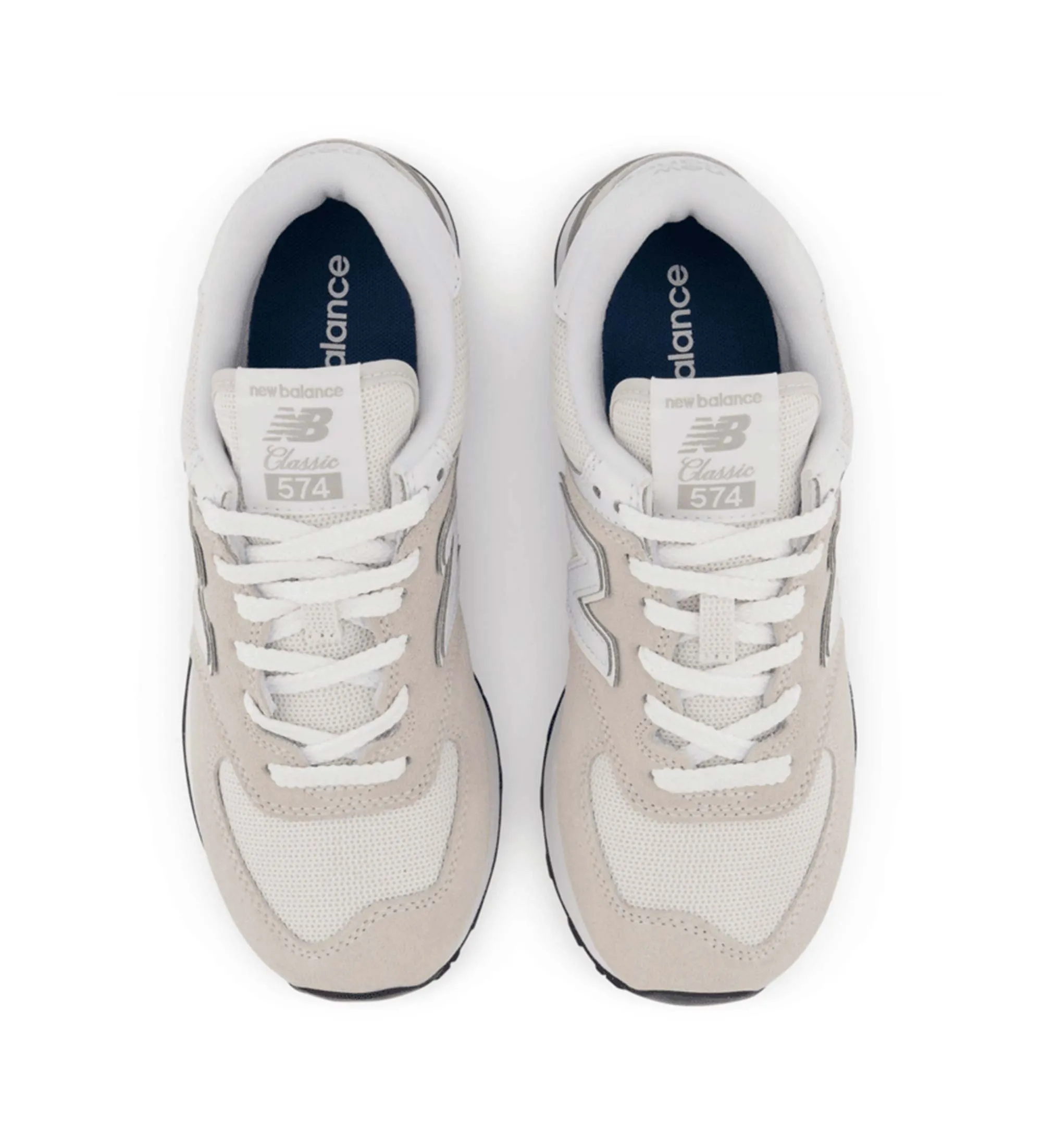 Zapatillas de Piel 574 Core beige