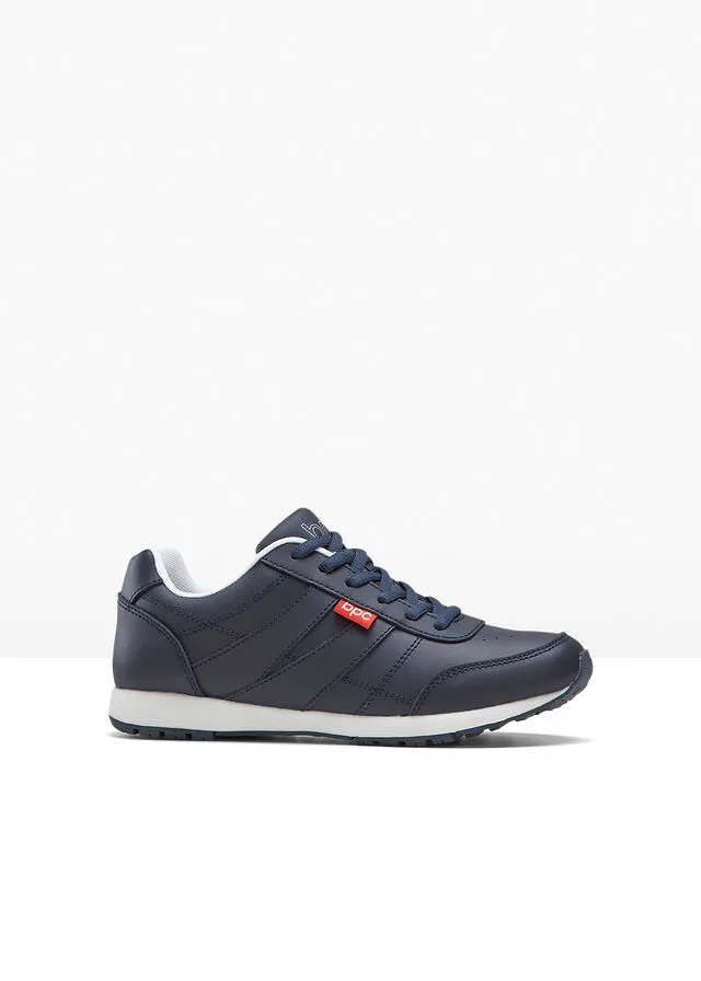 Zapatillas de piel Azul oscuro