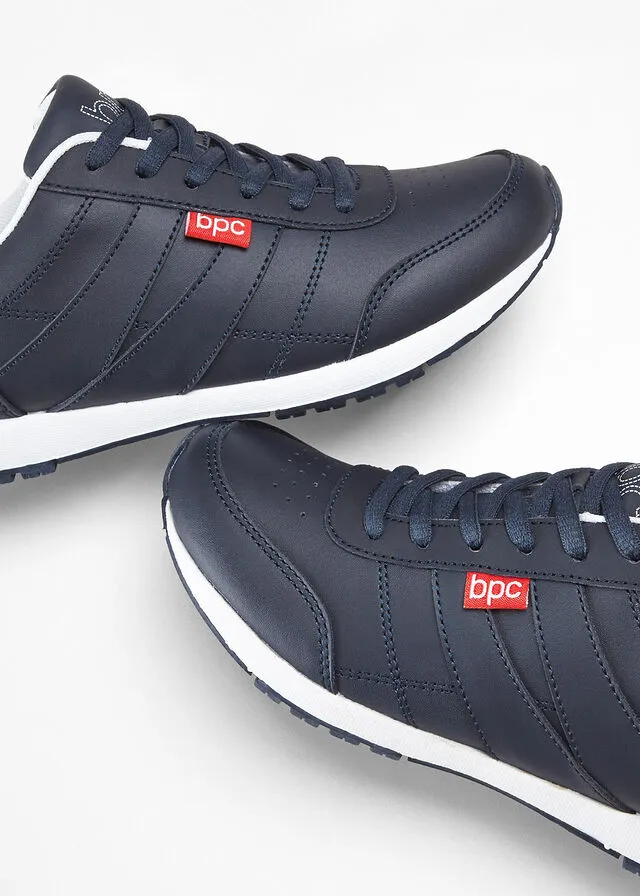 Zapatillas de piel Azul oscuro