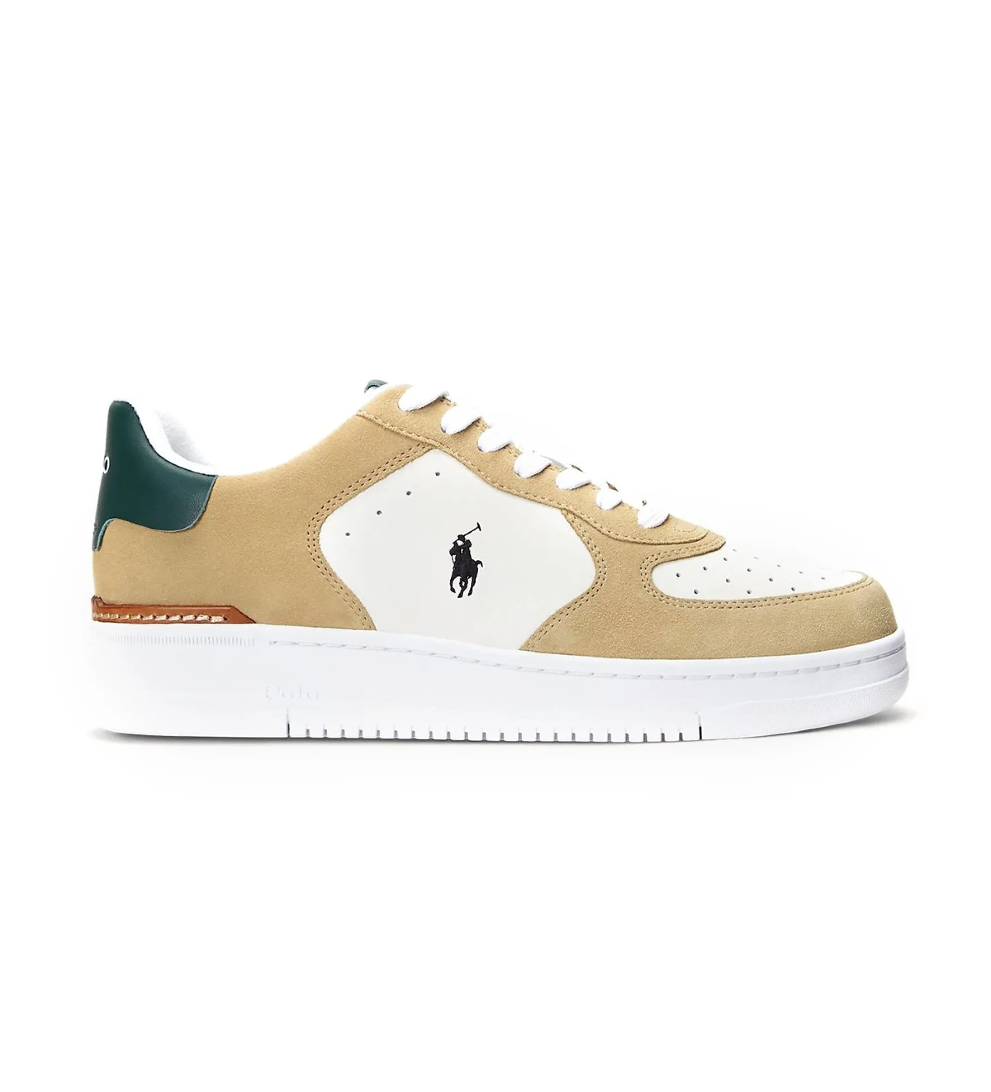 Zapatillas de Piel Masters Court beige
