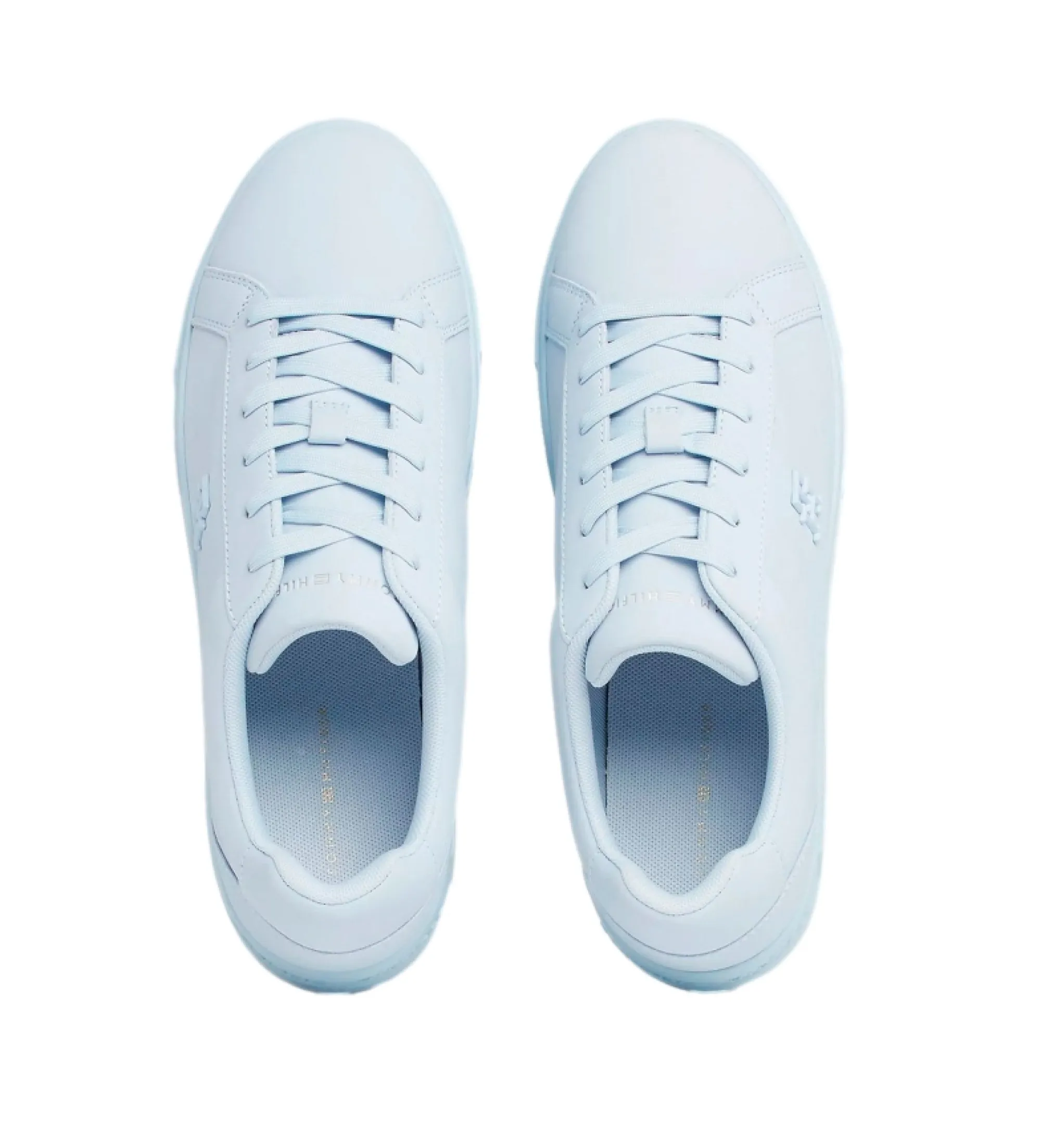 Zapatillas de Piel Plataforma  azul