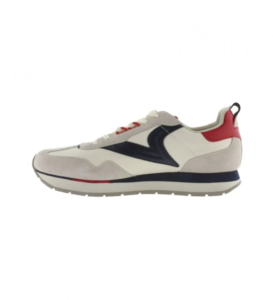 Zapatillas de piel Retro Jogger beige