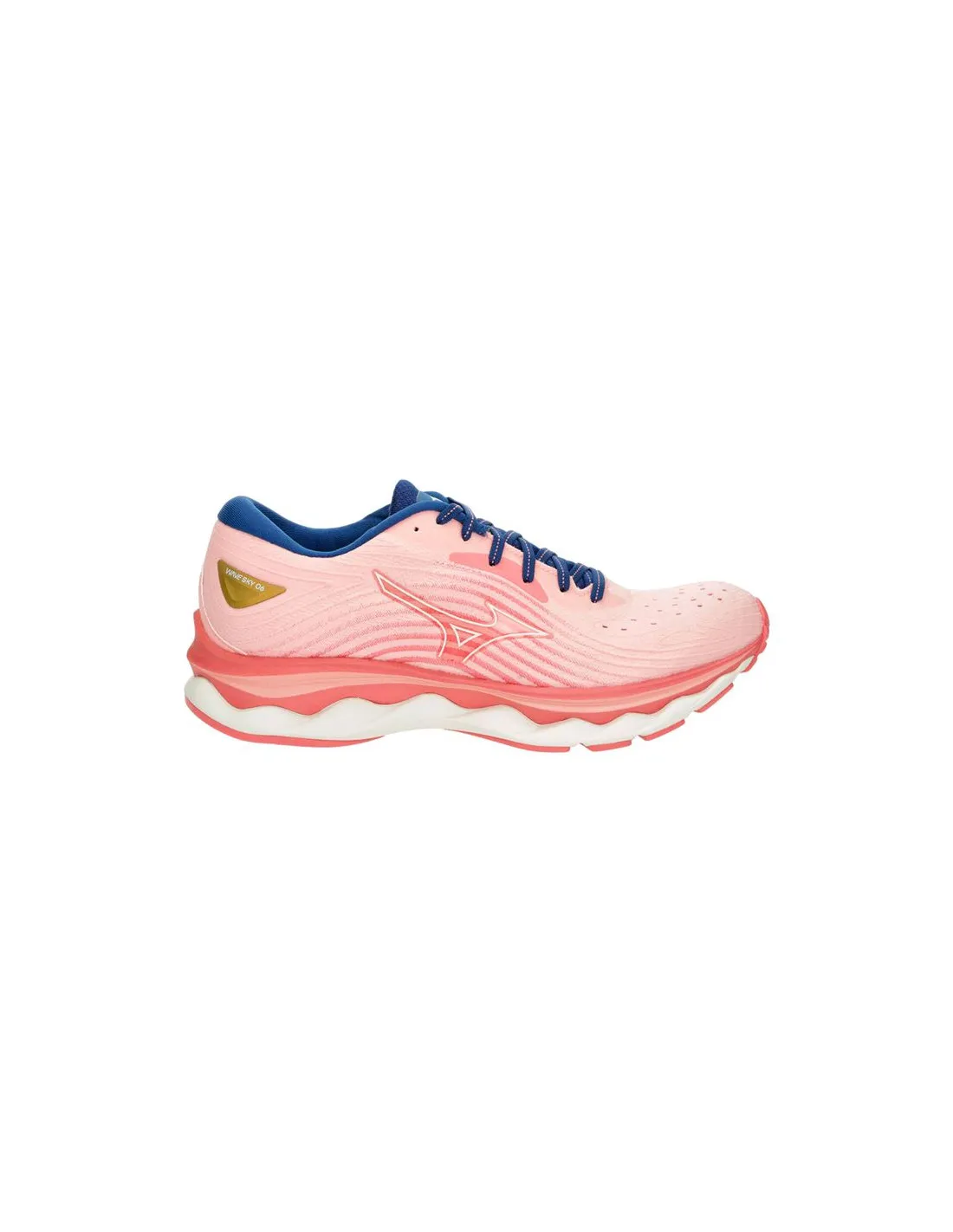 Zapatillas de Running Mizuno Wave Sky 6 Salmón Mujer