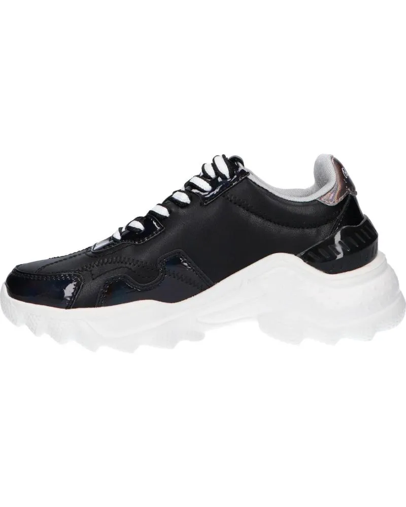 Zapatillas deporte de Mujer PEPE JEANS PLS31224 ECCLES CROCO 999 BLACK