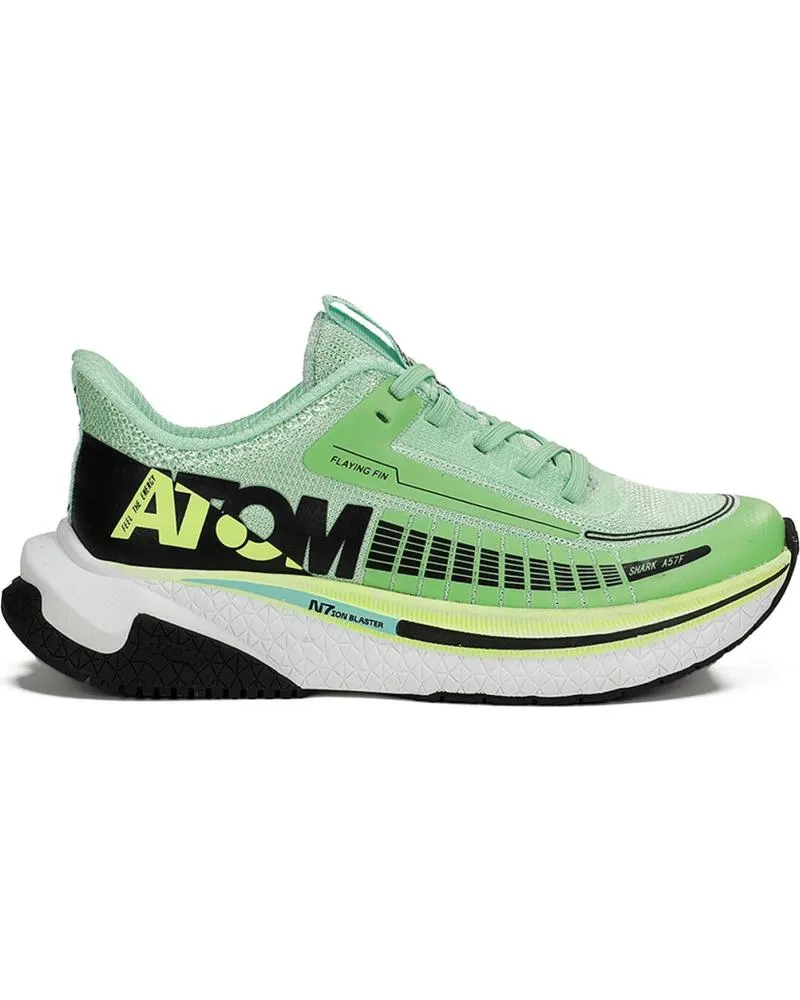 Zapatillas deporte FLUCHOS  de Mujer DEPORTIVA PARA MUJER ATOM AT131 SHARK MAKO  WHITEGREEN