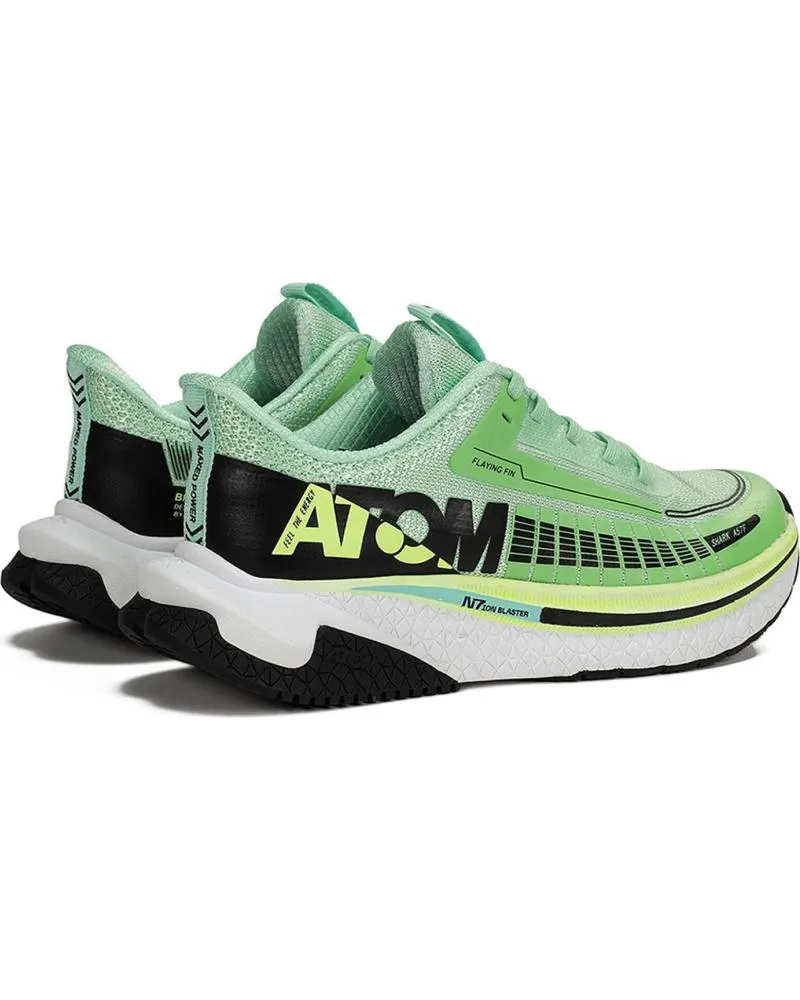 Zapatillas deporte FLUCHOS  de Mujer DEPORTIVA PARA MUJER ATOM AT131 SHARK MAKO  WHITEGREEN