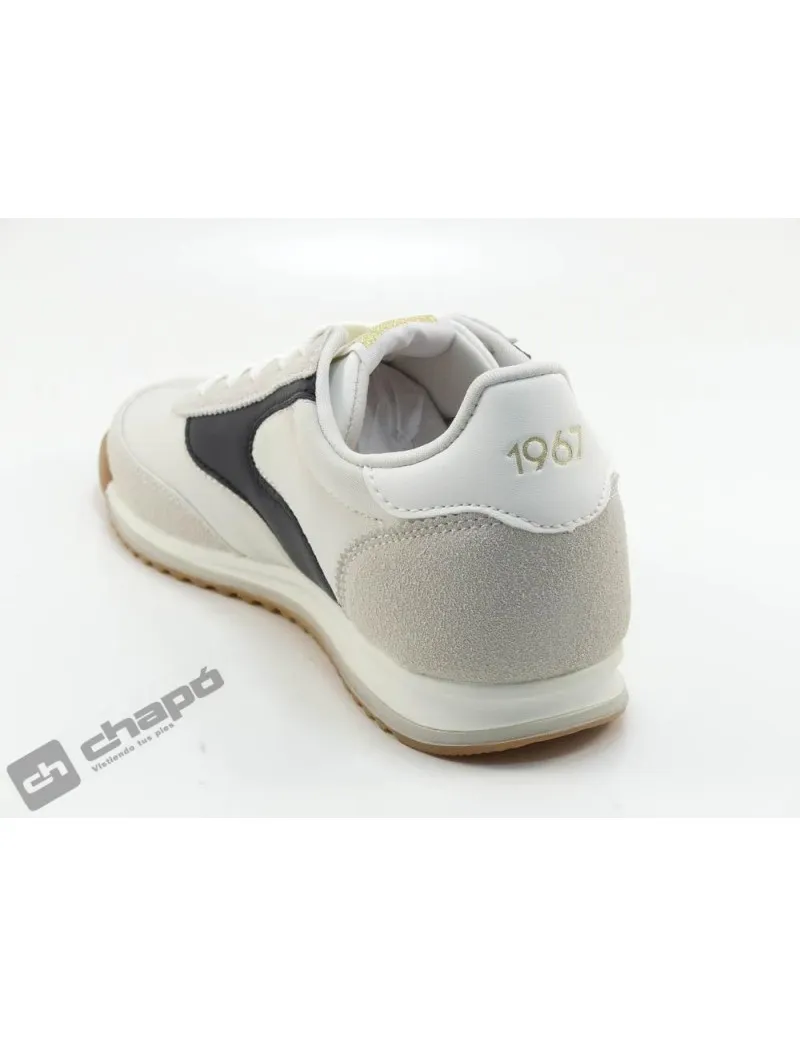 Zapatillas Deportiva Gris Mustang 60858
