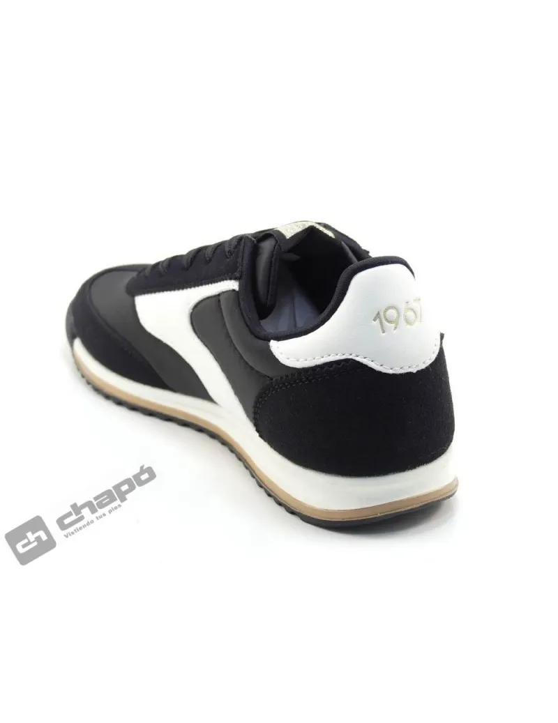 Zapatillas Deportiva Negro Mustang 60858