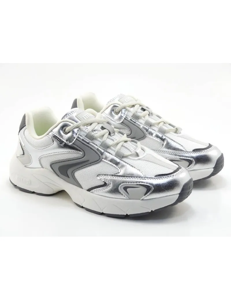 Zapatillas Deportiva Plata Mustang 60831