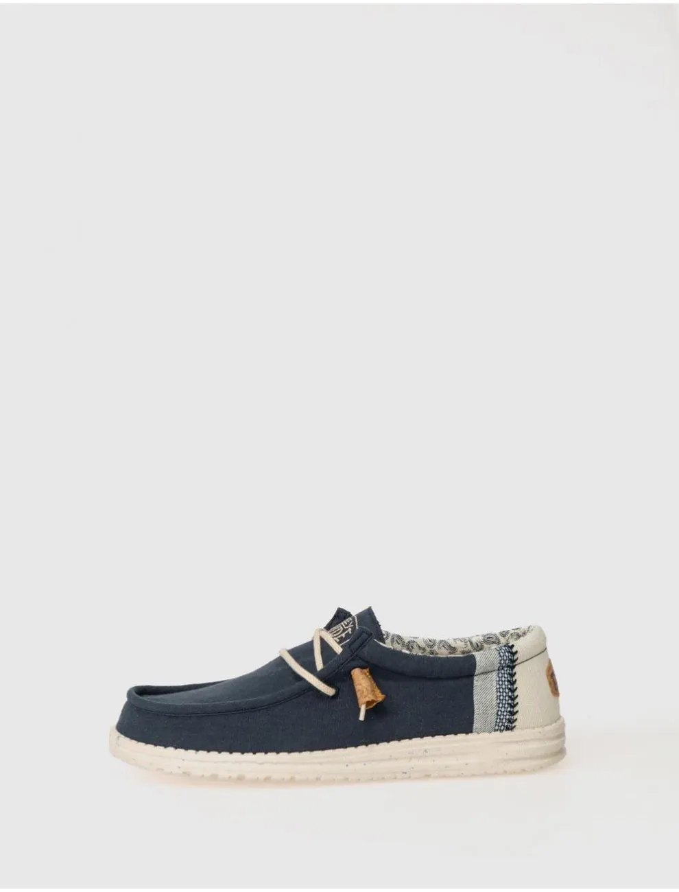 Zapatillas Dude Wallylinnen Natural Azul