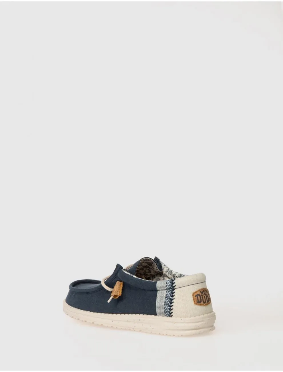 Zapatillas Dude Wallylinnen Natural Azul