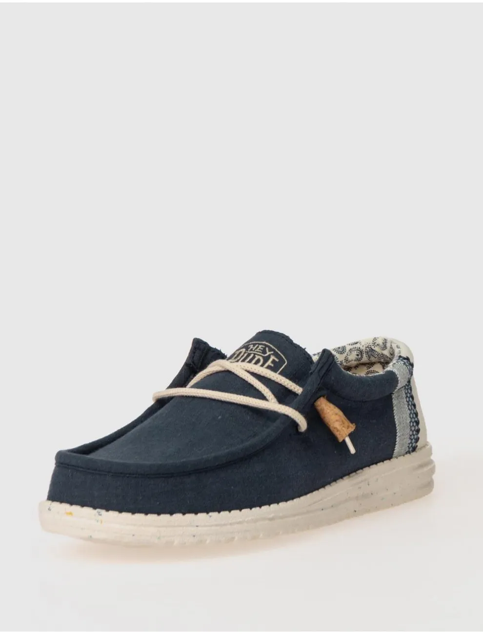 Zapatillas Dude Wallylinnen Natural Azul