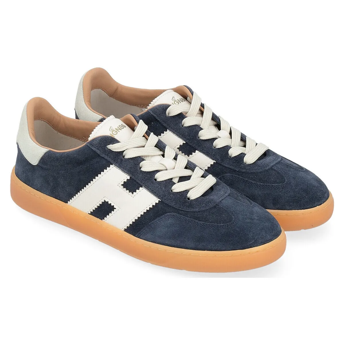 Zapatillas  Fresco en ante azul