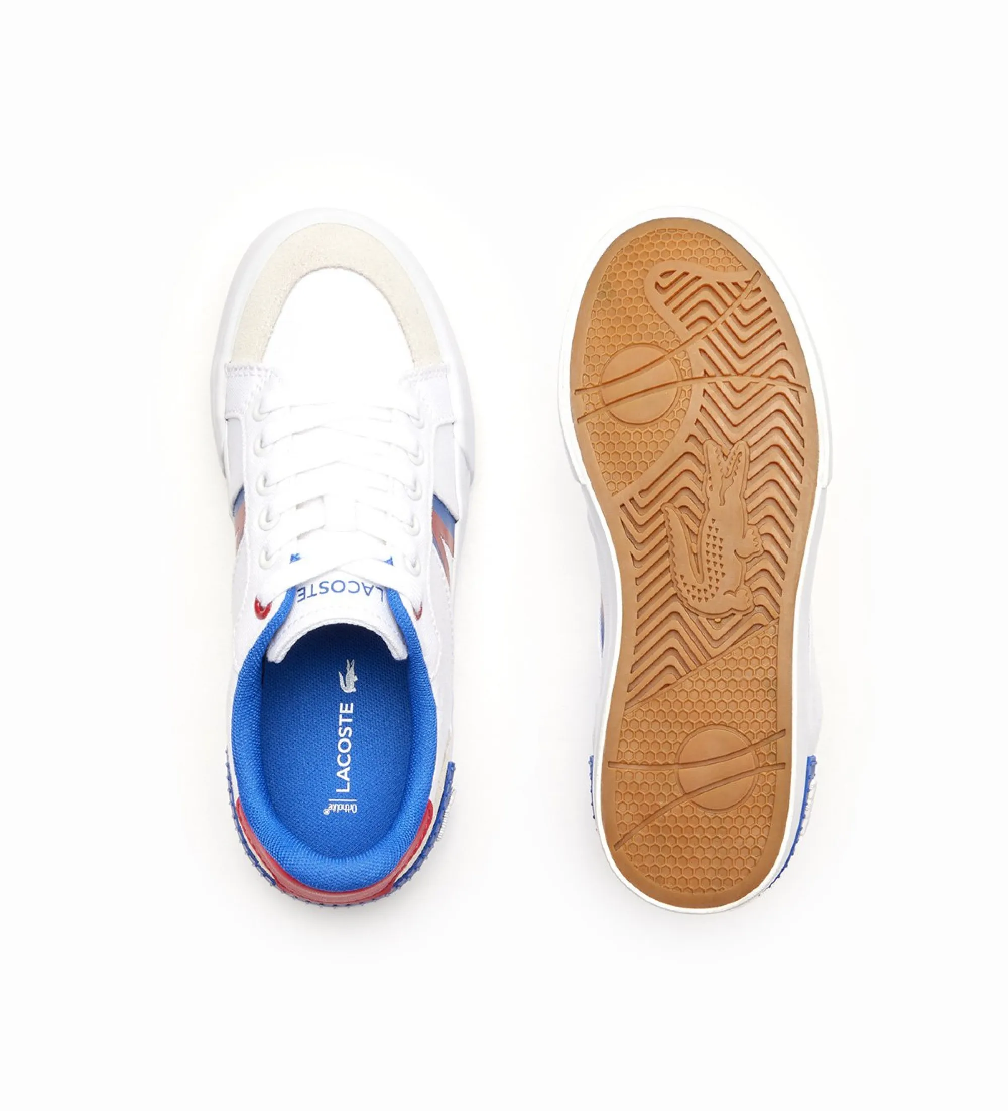 Zapatillas junior L004 blanco, azul