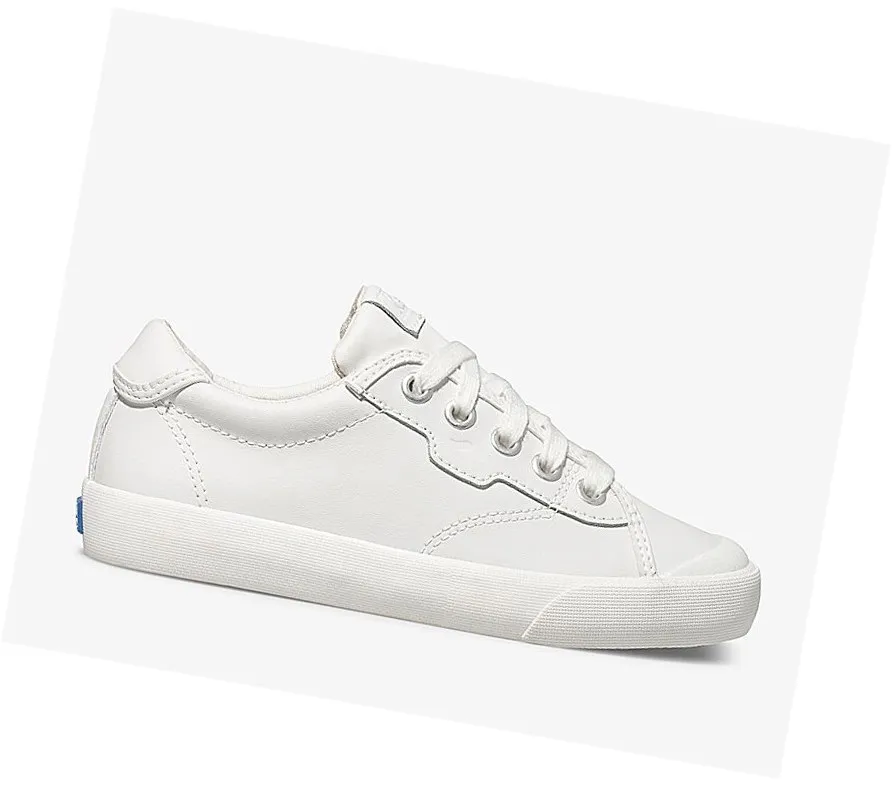 Zapatillas Keds Big Kid Crew Kick ’75 Cuero Niños Blancas Económico – Zapatillas