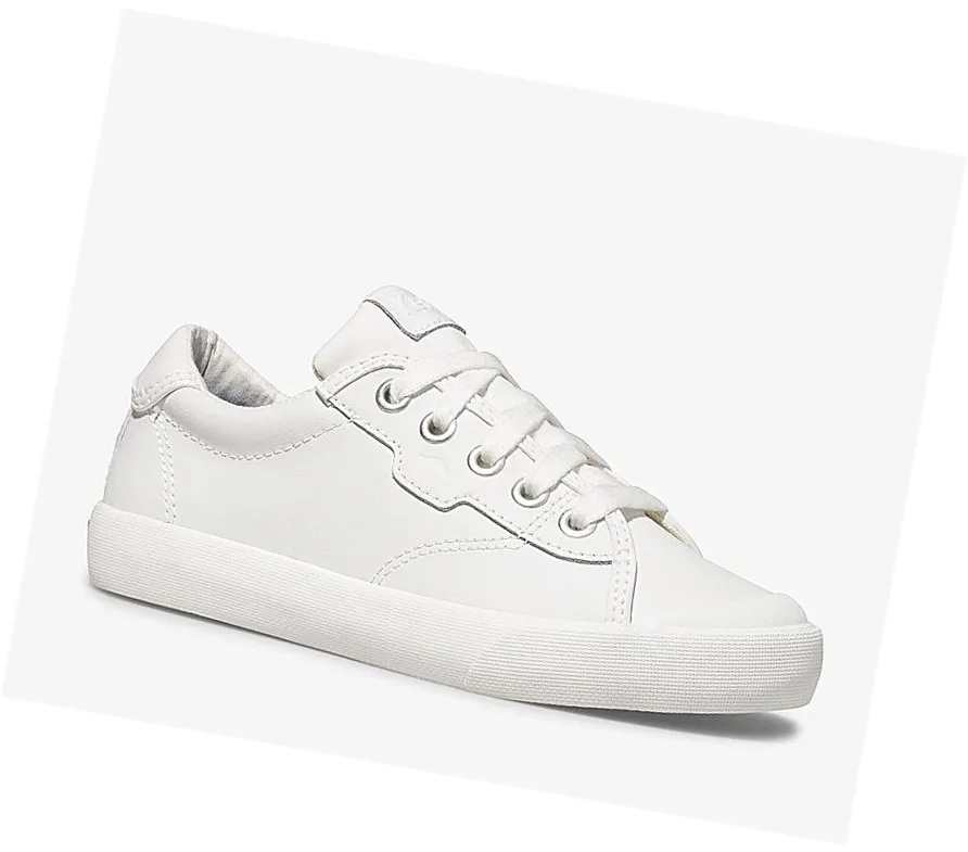 Zapatillas Keds Big Kid Crew Kick ’75 Cuero Niños Blancas Económico – Zapatillas