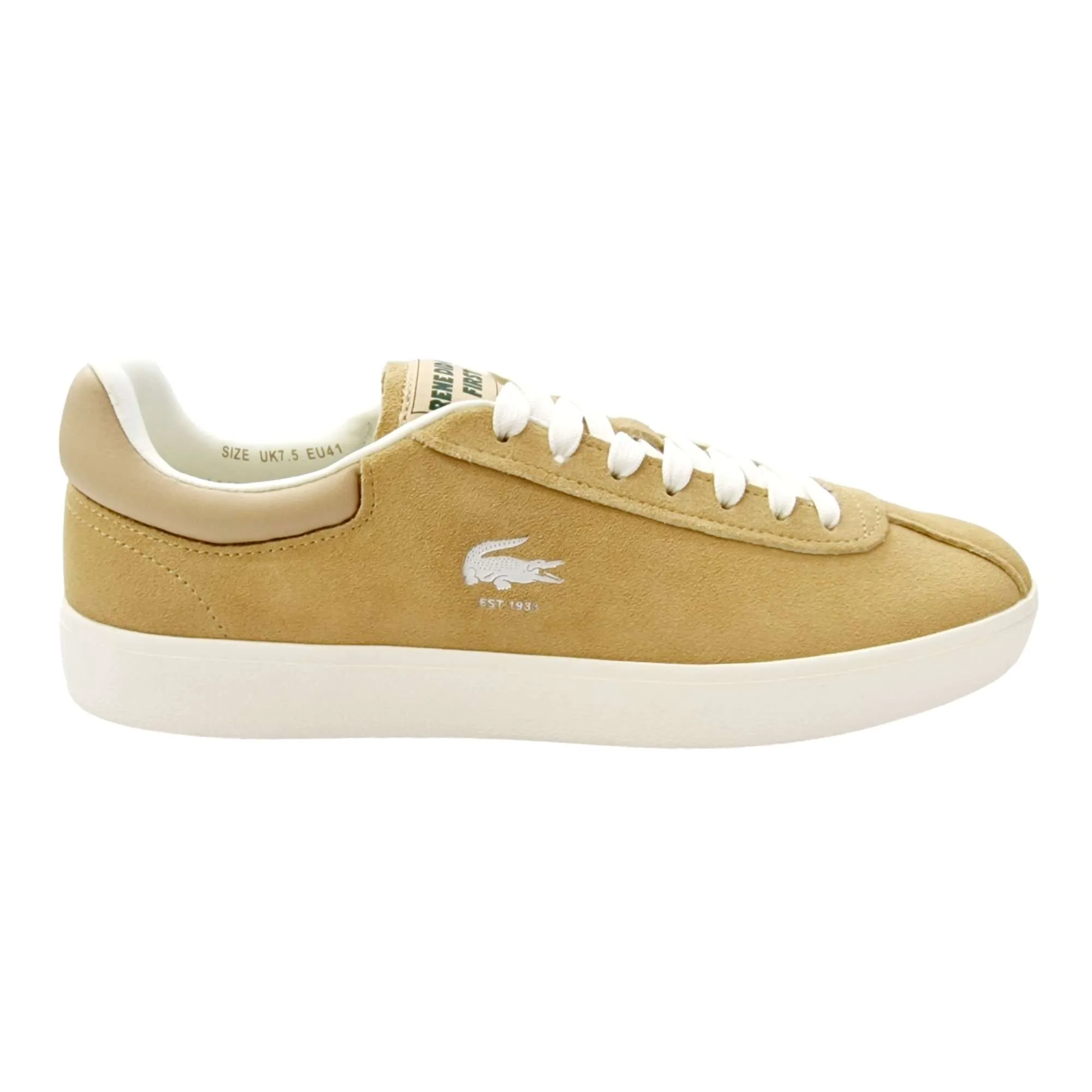 ZAPATILLAS LACOSTE HOMBRE BASSEHOT 124 BEIGE
