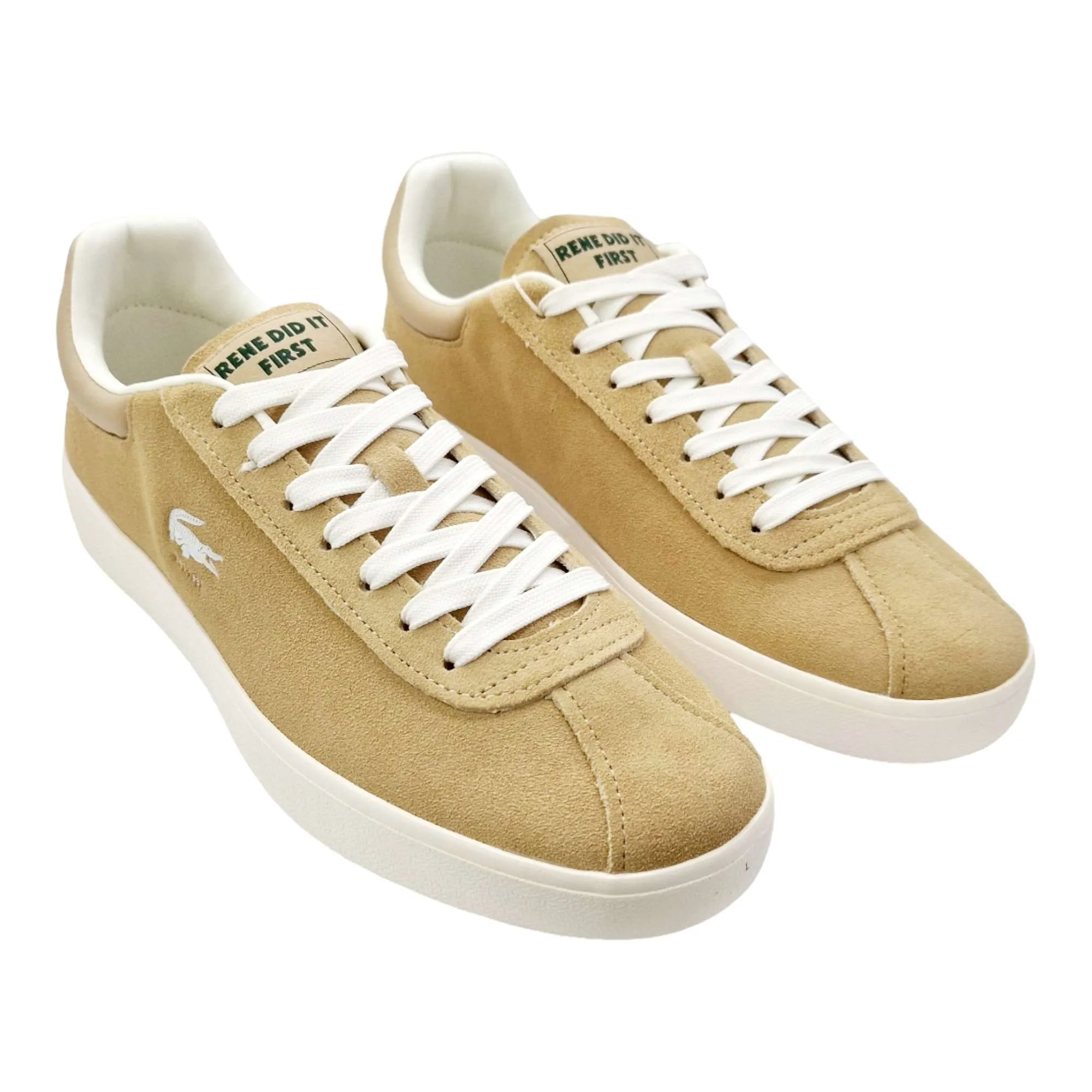 ZAPATILLAS LACOSTE HOMBRE BASSEHOT 124 BEIGE