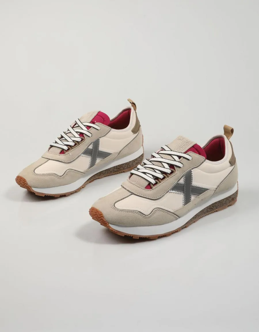  zapatillas MUNICH Um en Beige 81962