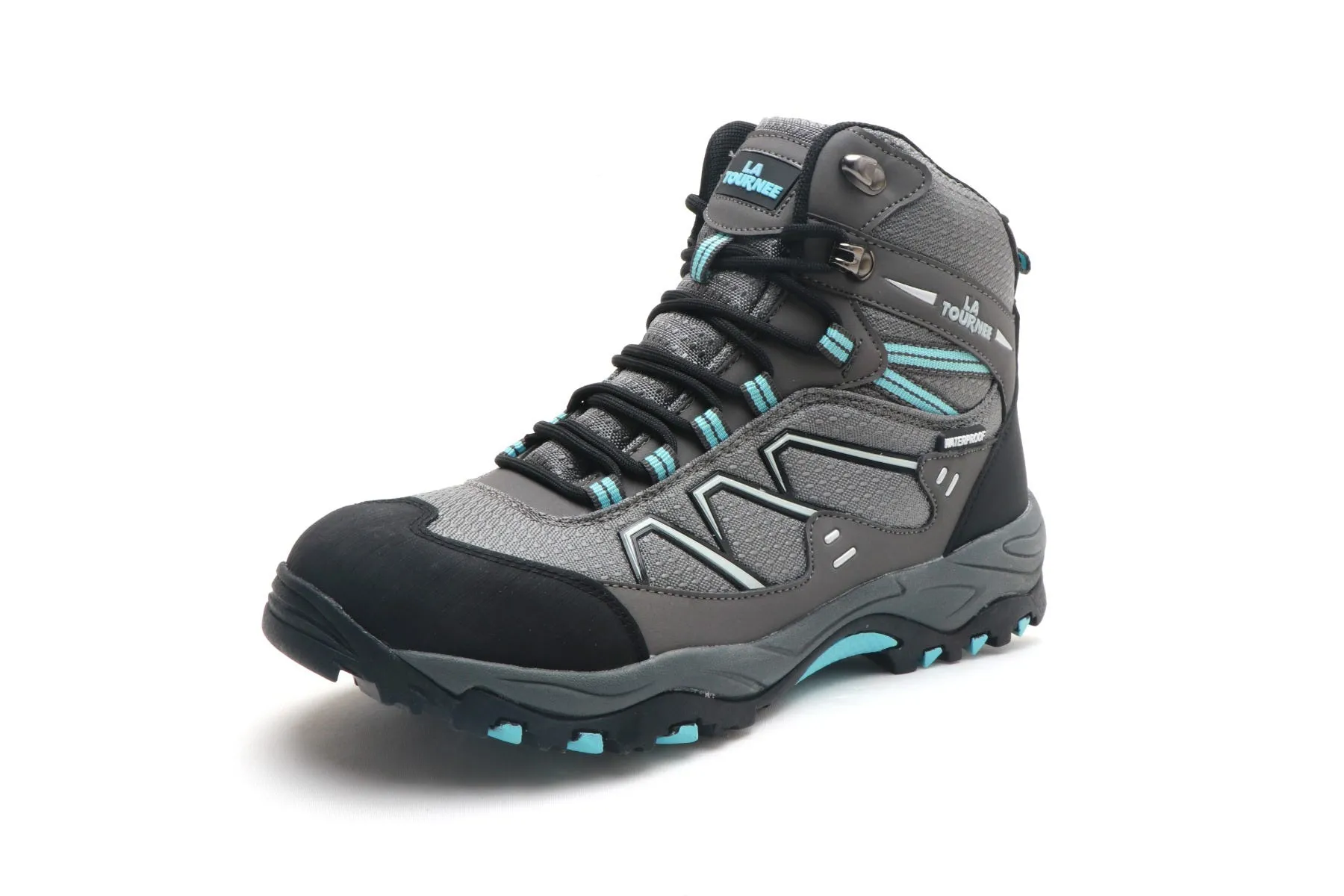 Zapatillas Outdoor Mujer La Tournee High Cut Gris 