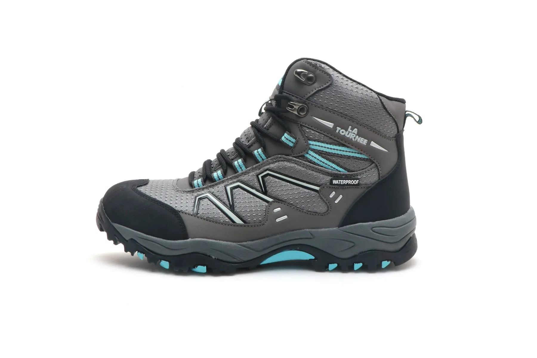 Zapatillas Outdoor Mujer La Tournee High Cut Gris 