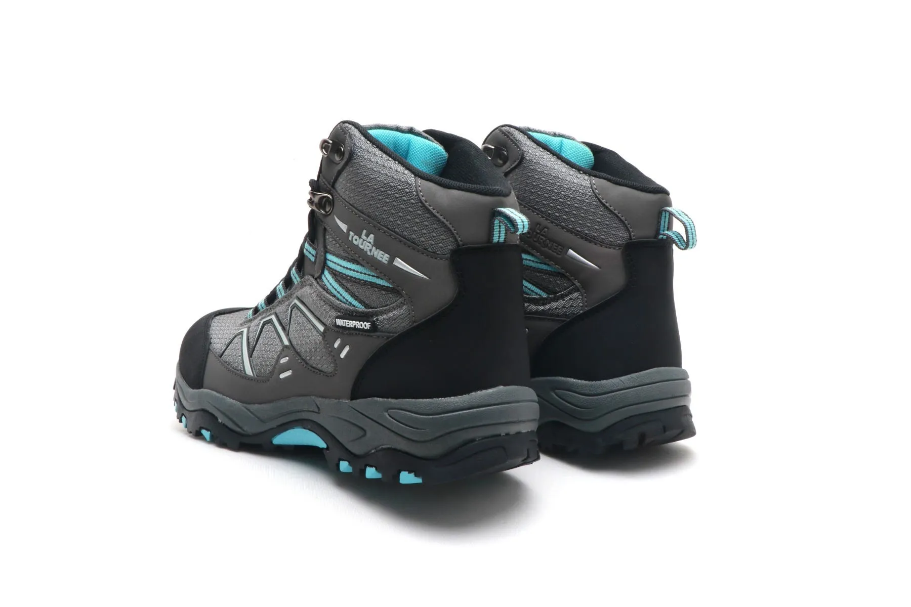 Zapatillas Outdoor Mujer La Tournee High Cut Gris 