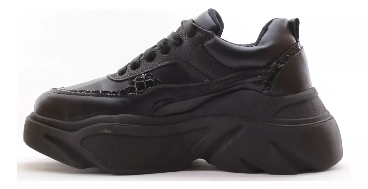 Zapatillas Plataforma Dama Mujer Cordon Comodas 2050 Carg