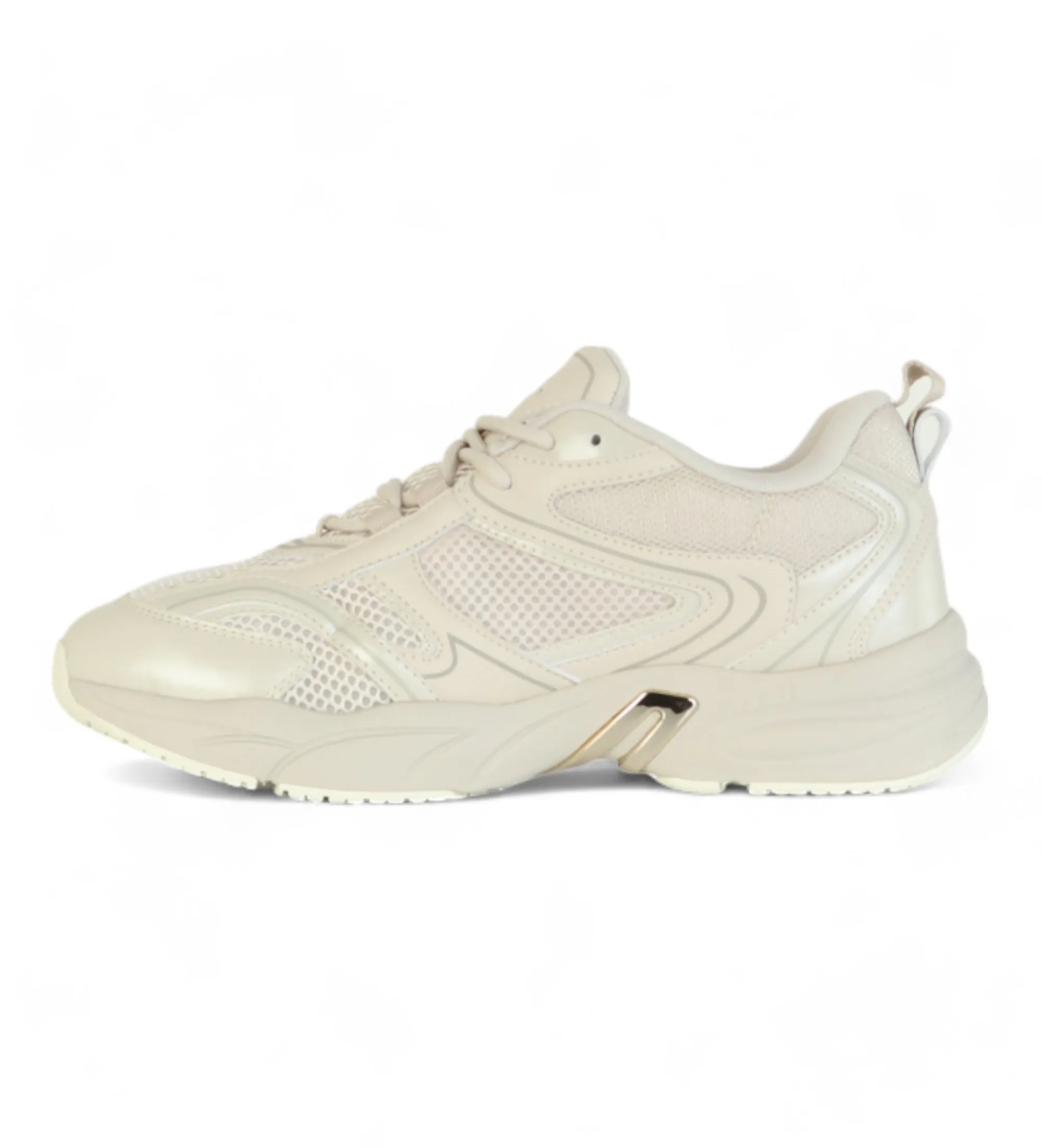 Zapatillas Retro Tennis Low Lace beige