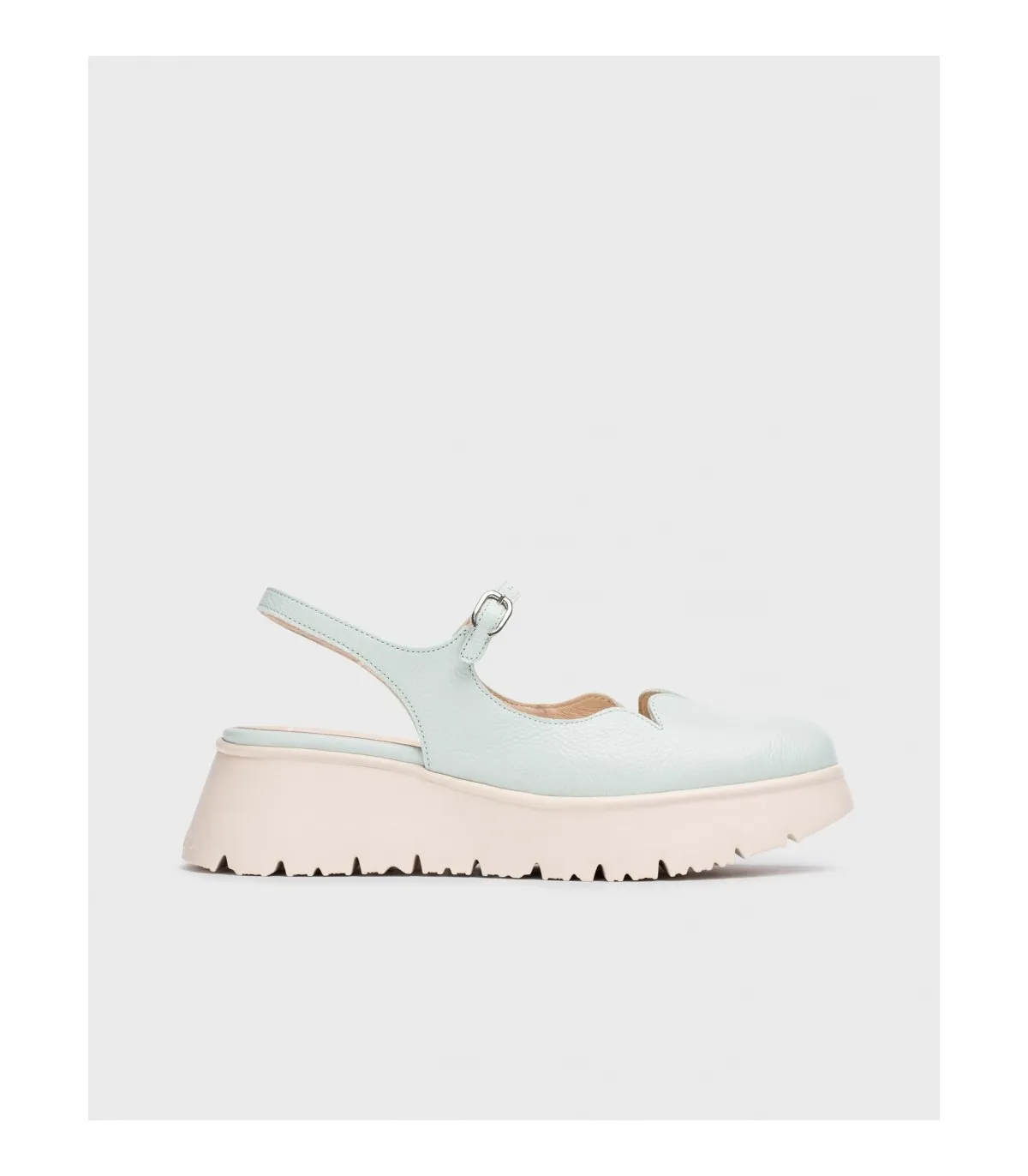 Zapato Basilea azul Verde