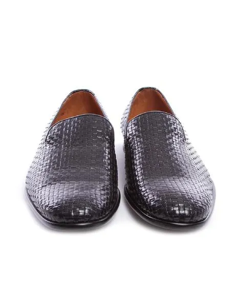 zapato bossi trenzado azul