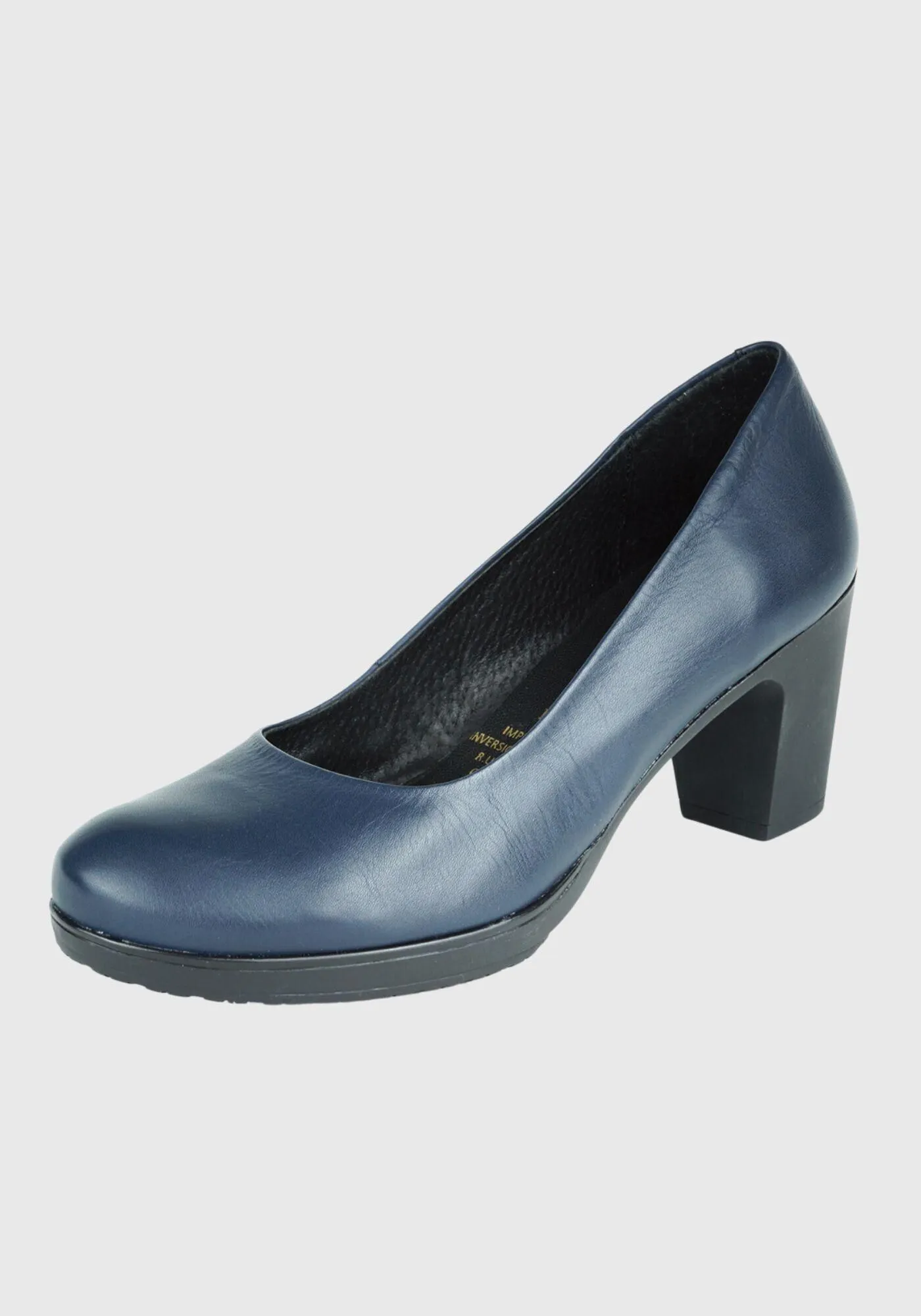 Zapato Cuero Triana Azul