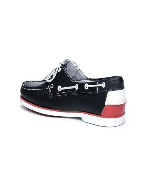 zapato rodia nautico azul