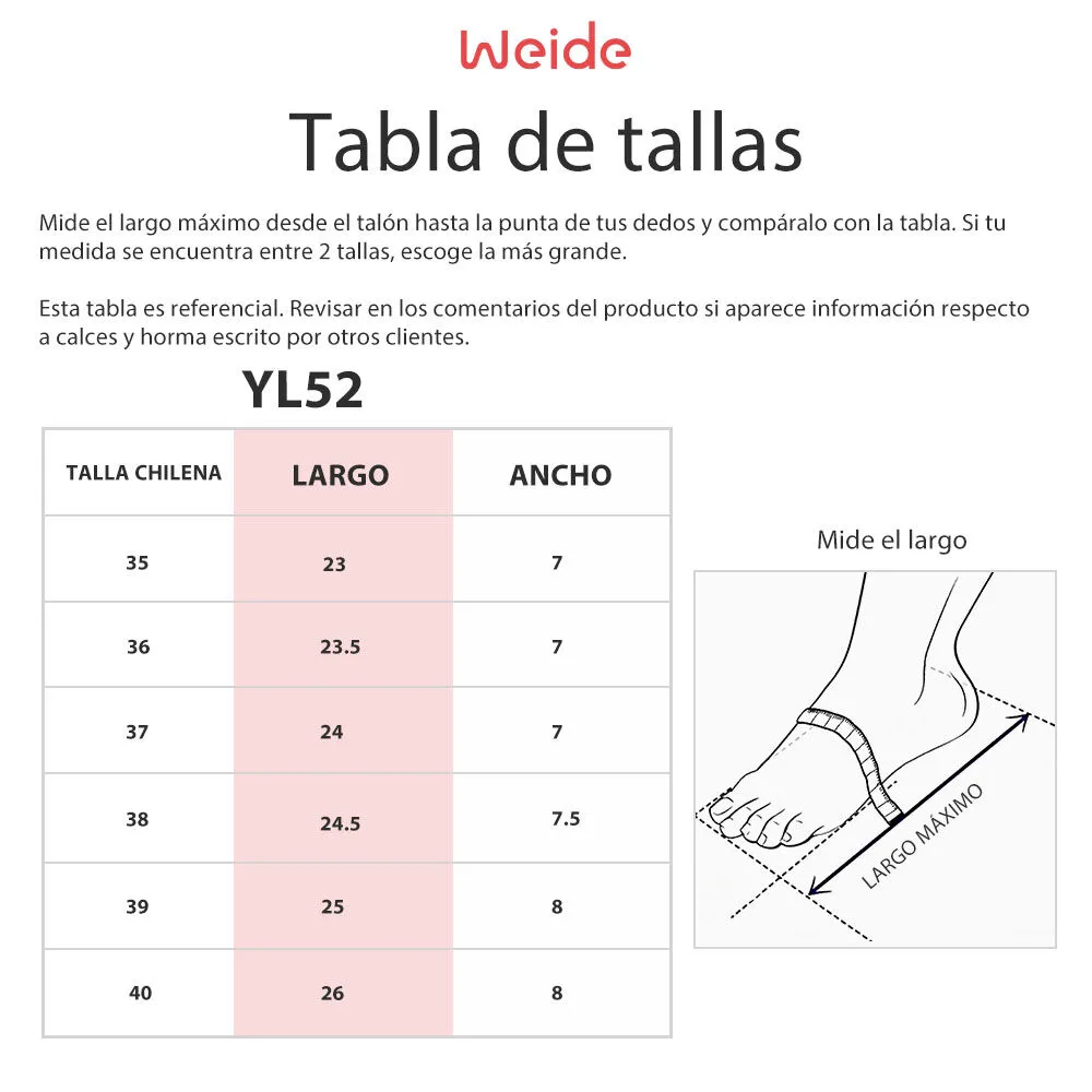 Zapato Taco Alto Dorado Casual Yl52 Weide